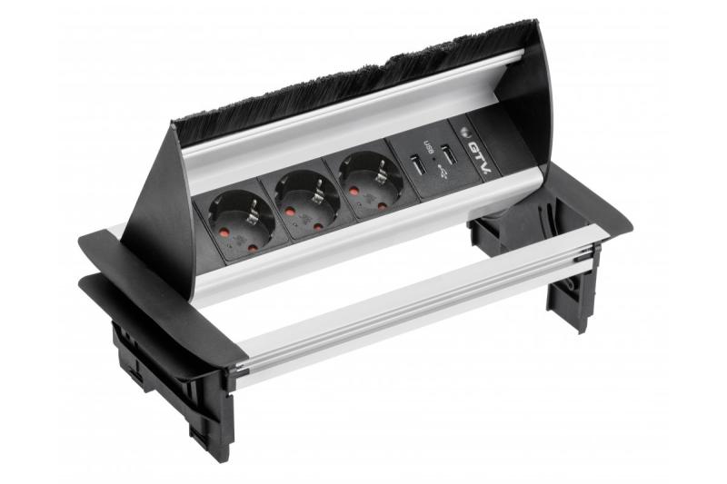 Gennem-skrivebords strømstik 1208958678