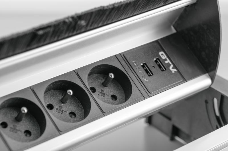 Gennem-skrivebords strømstik 1208958678