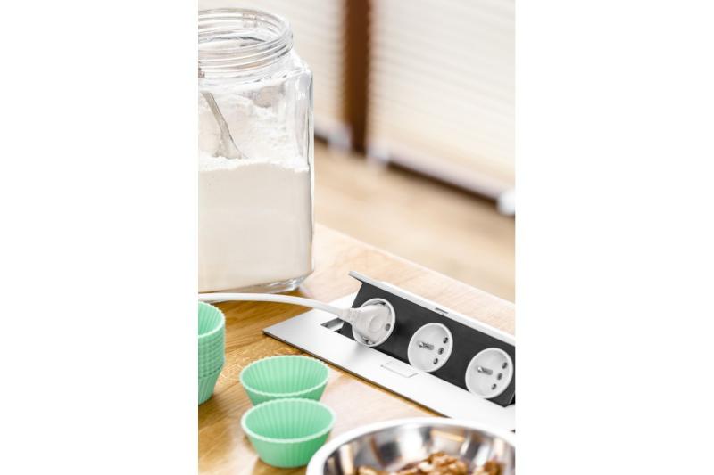 Rektangulær indbygget stikkontakt 1208958683