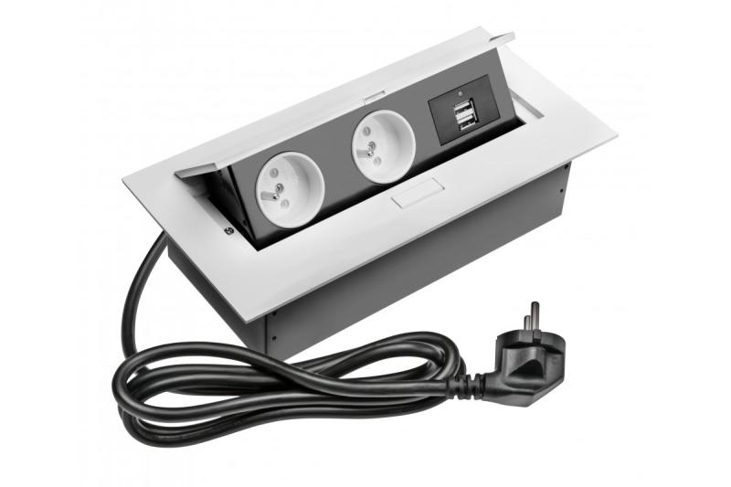 Rektangulær indbygget stikkontakt 1208958687