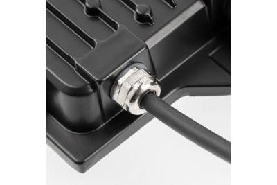 G-TECH LED-projektør med bevægelsessensor, 30W, 3000lm, AC220-240V, 50/60 Hz, PF>0,9, RA>80, IP65, 120°, 6000K, sort 1208959177