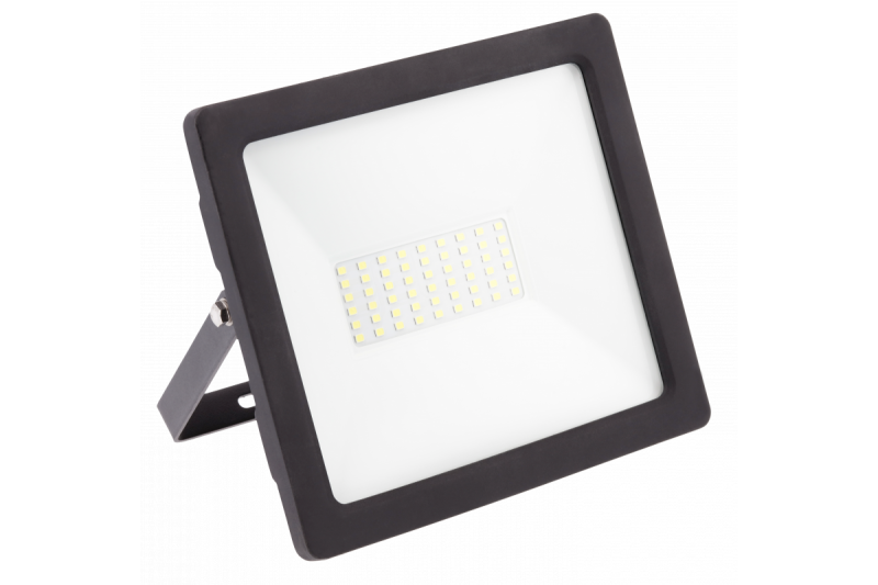 G-TECH LED oversvømmelseslys 50W, 4000lm AC220-240V, 50/60 Hz, PF>0,9, RA>80, IP65, 120°, 6400K, sort 1208959193