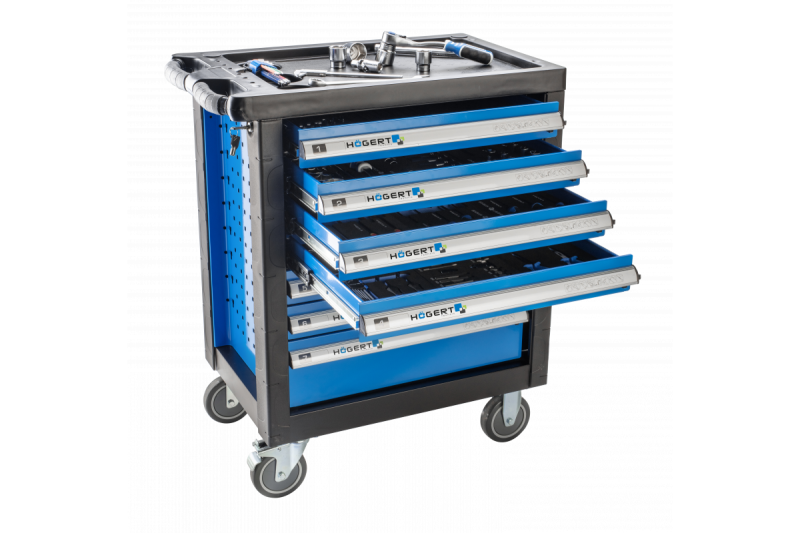 Hoegert Værkstedsskab med 7 skuffer 1208962007
