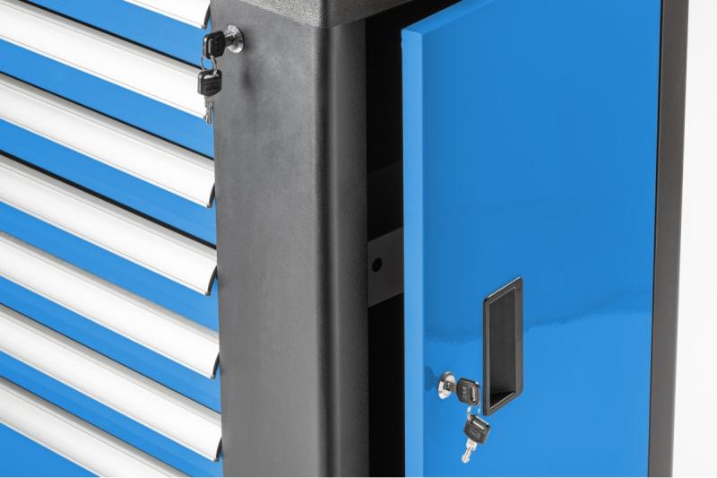 Hoegert Værktøjskasse med 7 skuffer og sidedør. 1208962009