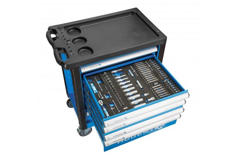 Hoegert Værktøjskasse 214 stykker 1208962013