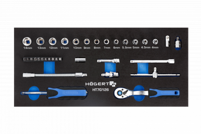 Hoegert Socket sæt med skraldehåndtag 1208962036
