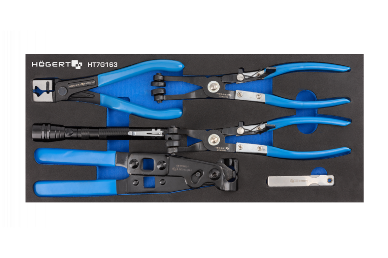 Hoegert Tang til krympning af bånd, 5 stykker. 1208962069