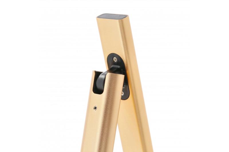 Bureau decor lamp Bressi 8W 450lm AC220-240V 3-CCT Trådløs Opladning USB PF>0,5 RA>80 Sort / Guld 1208962479