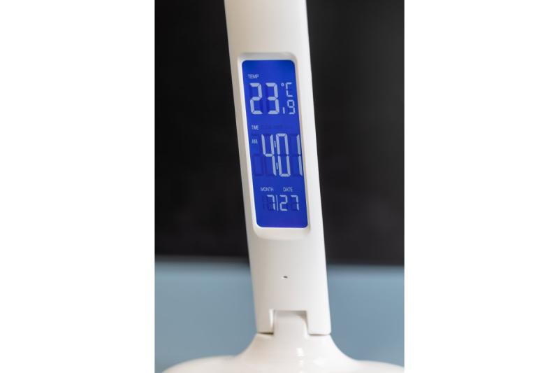 Decor Bordlampe GALACTIC LED 5W 240lm AC220-240V 50/60Hz skiftende farver (3000K 4000K 6000K) kalender alarm termometer hvidt hus. 1208962484