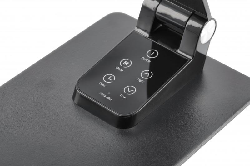 Dekor Skrivebordslampe Loneos 12W 700lm AC220-240V 3-CCT 5-trins dæmpning RA>80 USB sort 1208962502