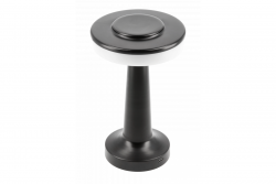Decor Bordlampe Monum 3W 200lm DC 5V 1A 3000 K 3 grader. Dæmpbar med 1800 mAh batteri, sort. 1208962504