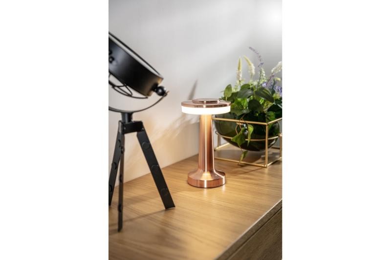 Dekor Monum skrivebordslampe 3W 200lm DC 5V 1A 3000 K 3 stk. Dæmpbar batteri 1800 mAh kobber. 1208962506