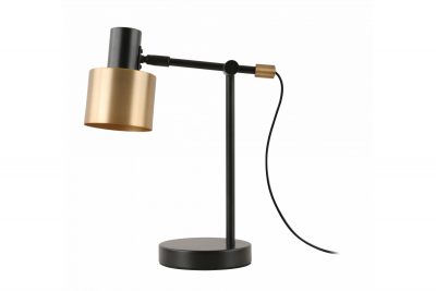 Dekor Bordlampe SELVIA II 6072 maks. 250V 50/60Hz 1*E14 maks. 25 W dia. 10 cm IP20 guld/sort 1208962516