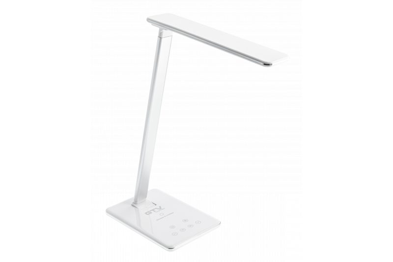Decor Skrivebordslampe Tritton 6W 340lm AC220-240V 4-CCT Trådløs Opladning USB PF>0.5 RA>80 hvid. 1208962517