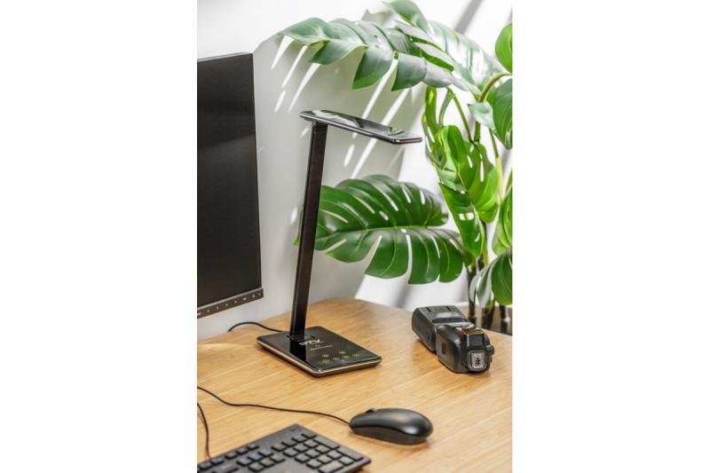 Dekor Bordlampe Tritton 6W 340lm AC220-240V 4-CCT Trådløs Opladning USB PF>0,5 RA>80 sort 1208962518