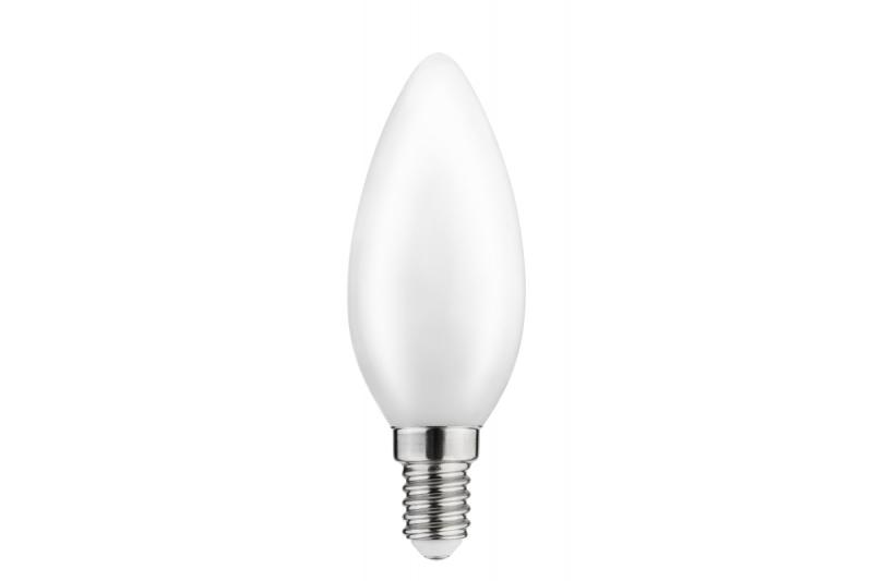 LED LYSKILDE, MÆLK FILAMENT, A-G, C35, 4000K, E14, 4,0W, AC220-240V, 360°, 420lm, 44mA 1208962694