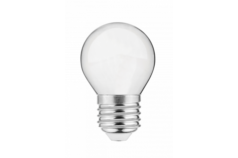LED-lys, SEMI-TRANSPARENT FILAMENT, G45, 4000K, E27, 4W, 420lm, AC220-240V/50-60Hz, RA>80, 360° 1208962777
