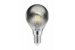LED LYSKILDE, FILAMENT GRÅ, A-G, G45, 2700K, E14, 4,0W, AC220-240V, 360°, 300lm, 44mA 1208962782