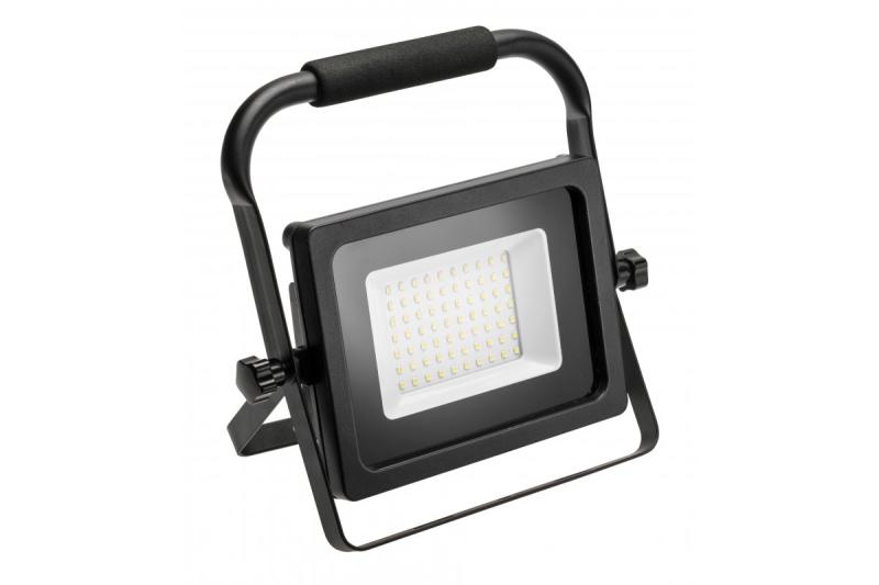 LED projektør iNEXT (bærbar) 30W 2400lm, PF>0,9, RA>80, IP65, 120°, 6400K, sort krop 1208962861