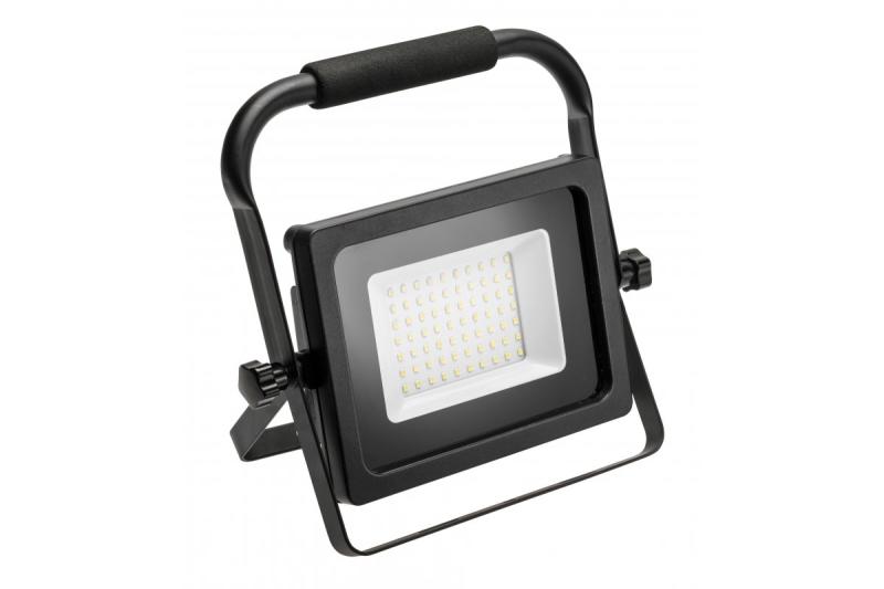 LED-projektør iNEXT (bærbar) 50 W 4000 lm, PF>0,9, RA>80, IP65, 120°, 6400 K, sort krop 1208962863