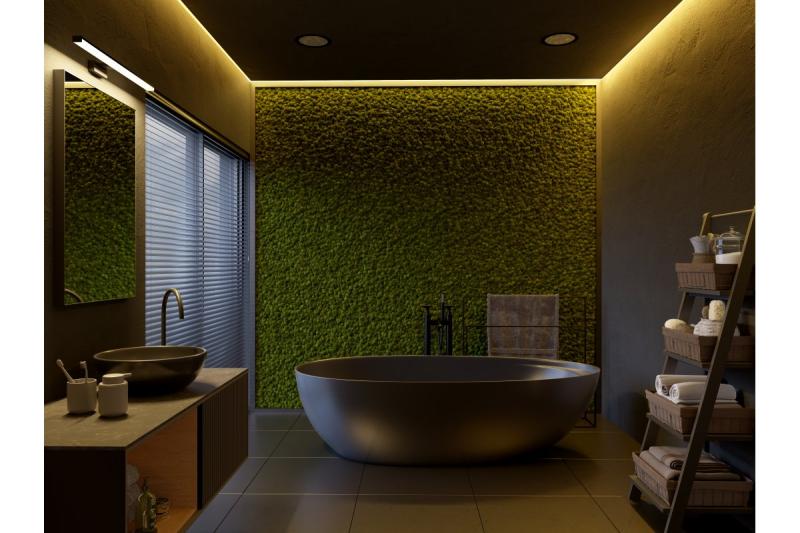 Decor Led armatur Catania 600mm 12W AC220-240V 50/60Hz 4000K IP44 RA >80 960lm Sort 1208962887