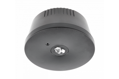 Nødlys OGLA LED, 3W, 200lm, AC220-240V, 50-60Hz, IP20, 6400K, 3H, enkelt-opgave, TEST, sort 1208963017