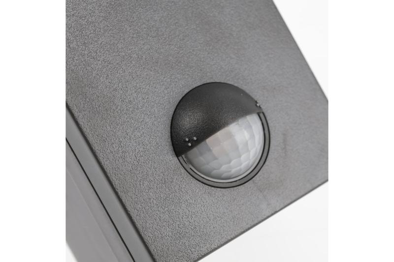 Decor Fixture PARIS LED with motion sensor 10W 900lm IP54 AC220-240V 50/60Hz 140° 9m 4000K black 1208963096
