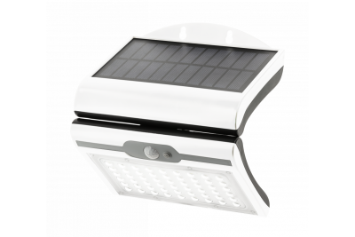 RAMOS Solar Facade Lysarmatur med bevægelse/skumringsensor, 50W, 300lm, 3,7V 1800mAh, IP44, 6000K, hvid 1208963114