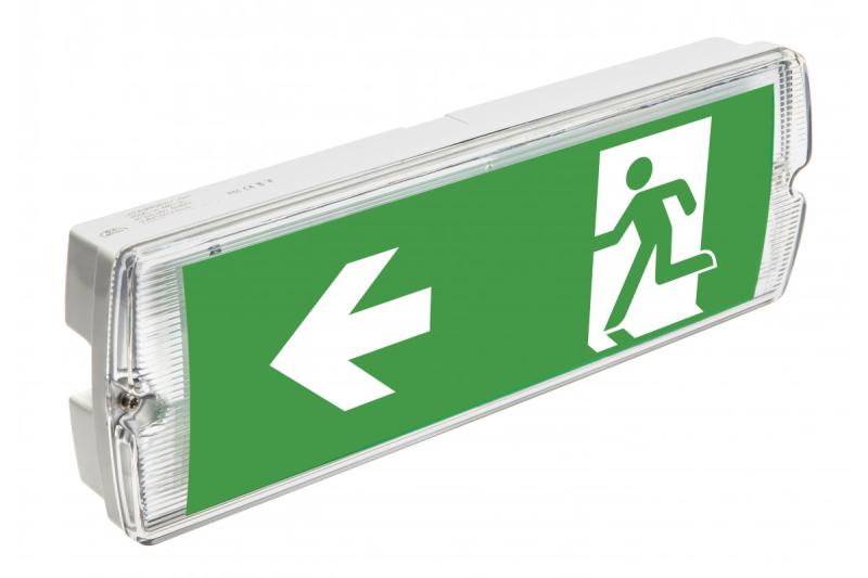 LED nødbelysning SAHER-3 LED DUO, 3W, 300lm, AC220-240V, 50-60Hz, IP65, 3h, 6400K 1208963123