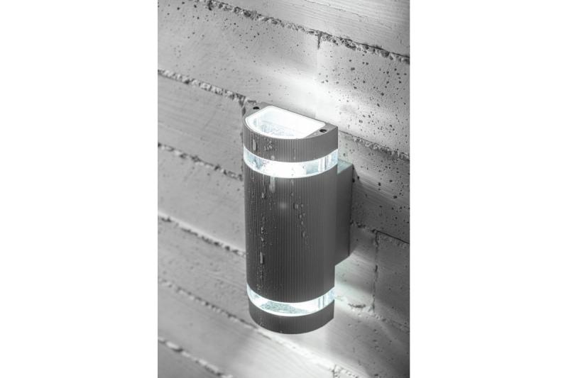 Decor Wall luminaire two directions SILVA GU10 MAX 2x50W IP54 AC220-240V 50/60Hz gray 1208963136