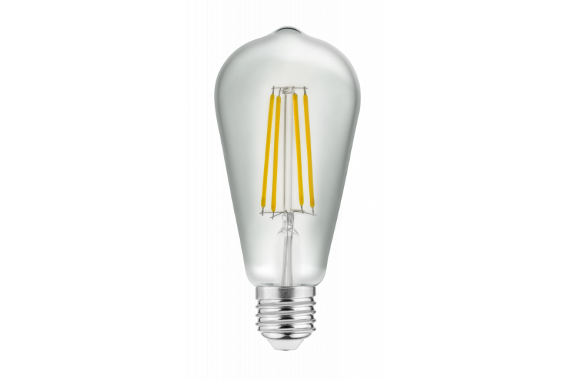 LED-lys, FILAMENT, ST64, 3000K, E27, 6W, 600Im, AC220-240V/ 50-60Hz, RA>80, 360° 1208963175