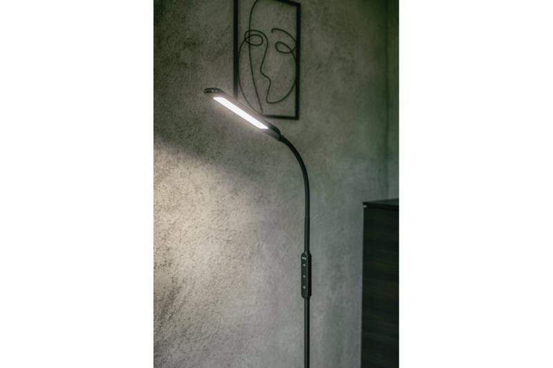 Decor Gulvlampe Vasalia 8W 450lm AC220-240V 4-CCT 5-trins dæmper timer45' PF>0,5 RA>80 Sort 1208963348