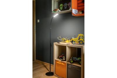 Decor Gulvlampe YORK 10W 900lm AC220-240V 3-trins dæmpbar 3-CCT-pilot PF>0,5 Ra>80 sort 1208963351