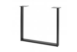 Frame leg GTV INDUSTRIA, rectangle, H=710 mm, W=820 mm, profile 80 x 20, steel, black 1208963595