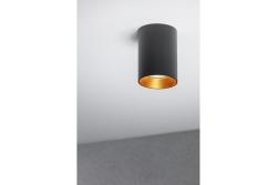Dekor Loftarmatur AERO aluminium 70x100mm IP20 maks. 20W rund sort. 1208963807