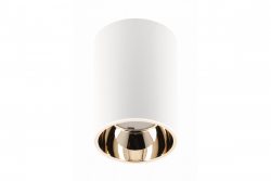 Decor Loftarmatur ARIES PC 73x105mm IP20 max 20W rund hvid/guld. 1208963819