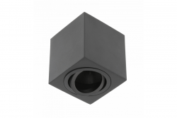 Dekor Loftarmatur AVEIRO BIS aluminium 80x80x90mm IP20 maks 20W firkantet sort. 1208963836