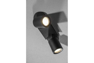 Dekor Loftlampe armatur BLINK AC220-240V 50/60 Hz GU10 maks. 20W*2 IP20 dobbelt sort 1208963842