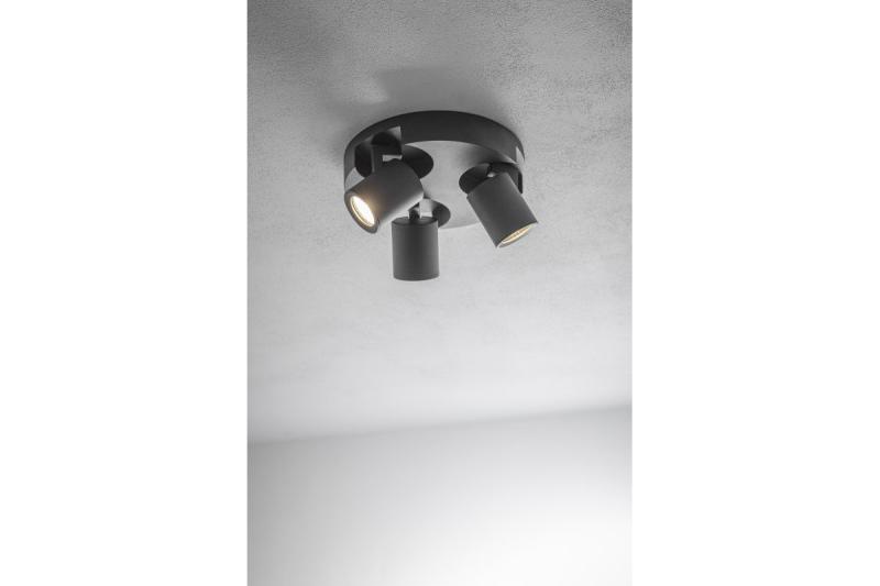 Decor Ceiling luminaire BLINK II max. 250V 50/60 Hz GU10 max. 20W*3 IP 20 triple black 1208963848