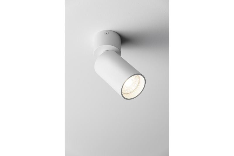 Decor Ceiling fixture FARGO MINI aluminium 56x150mm IP20 max 20W round white 1208963879