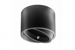 Dekor ISUMI loftlampe med justerbar vinkel aluminium 130x100 IP20 ES111 GU10 rund sort. 1208963894