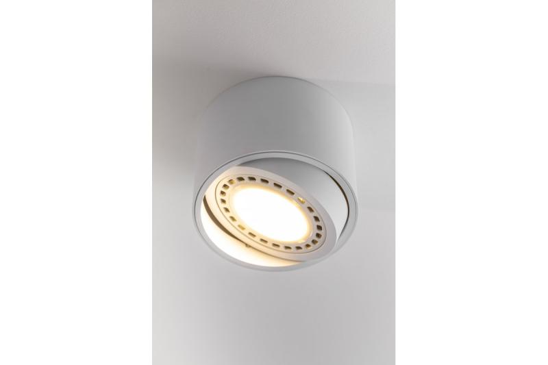 Decor ISUMI ceiling lamp with adjustable angle aluminium 130x100 IP20 ES111 GU10 round white 1208963895