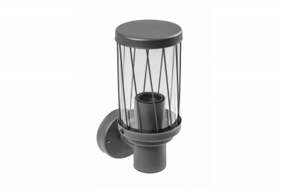 Dekor KERTA-A havelampe E27 MAX.12W IP44 AC220-240V 50-60Hz enkel væglampe top grafit. 1208963906