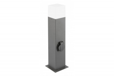 Dekor Havearmatur LARGO-P 50 E27 MAX.15W IP44 AC220-240V 50-60Hz max. 2500W monteringsstang grafit. 1208963919