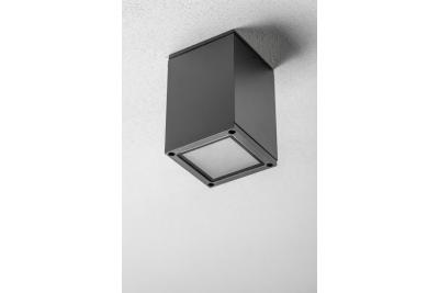 Dekor Loftarmatur LENTO alum 100x130 IP54 max 35W firkantet grafit. 1208963923