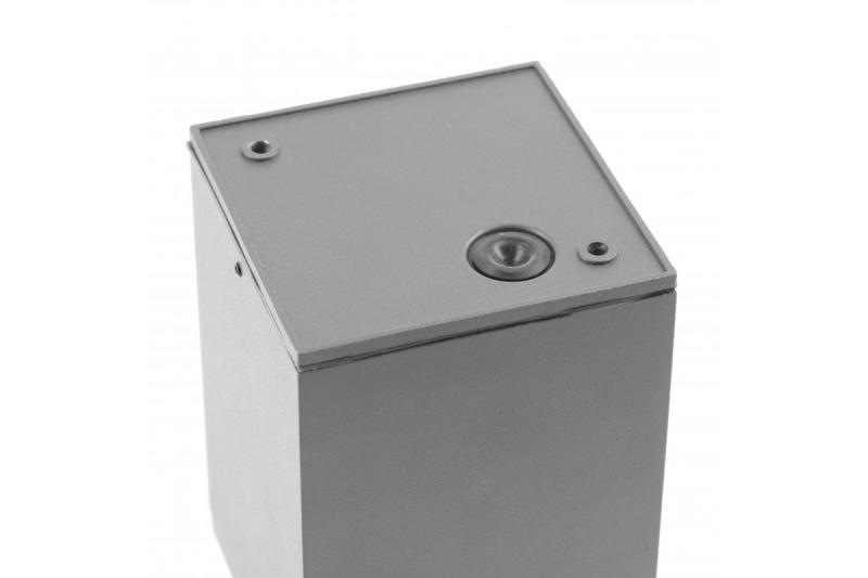 Decor Ceiling luminaire LENTO alum 100x130 IP54 max 35W square graphite 1208963923