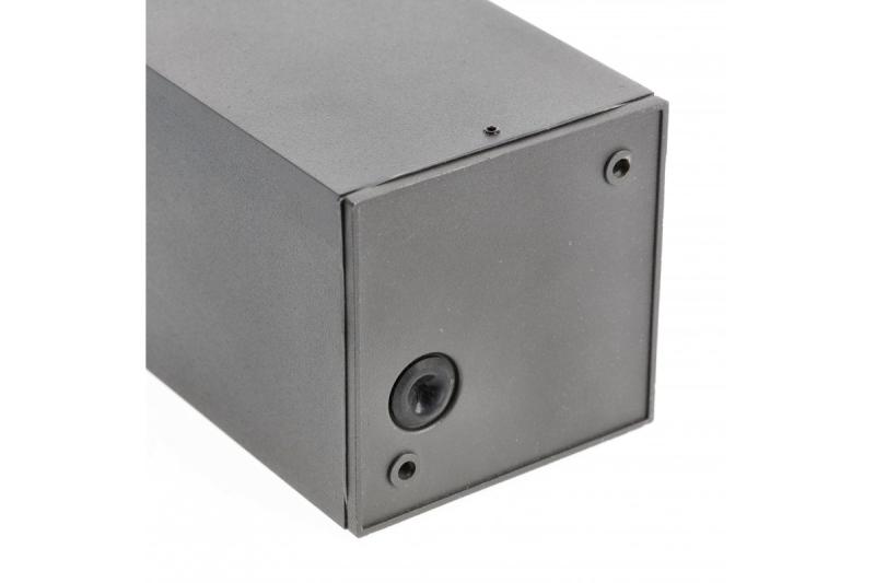 Decor Ceiling luminaire LENTO alum 100x130 IP54 max 35W square graphite 1208963923