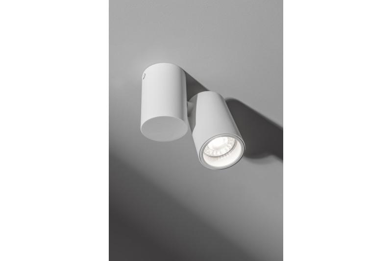 Decor Ceiling luminaire LUPO aluminum 11.6x5.6x11.5 IP20 1*GU10 max. 50W round white 1208963927