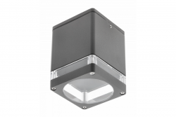 Dekor Loftarmatur RIVEN aluminium 102x120 IP54 max 35W firkantet grafit. 1208963983
