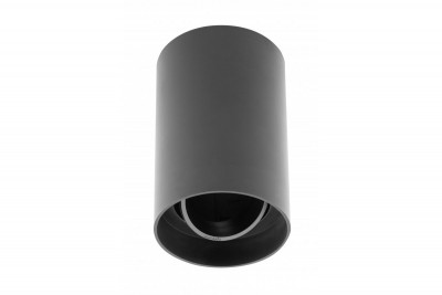Loftlampe armatur RESTO PC φ80x125mm IP20 max 20W rund sort. 1208963985